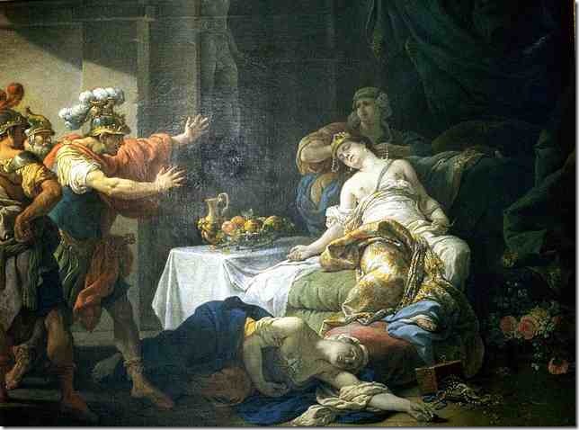 LAGRENEE Louis Jean Francois Death of Cleopatra